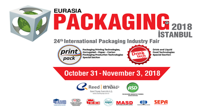 EURASIA PACKAGING Istanbul 2018, October 31-November 3